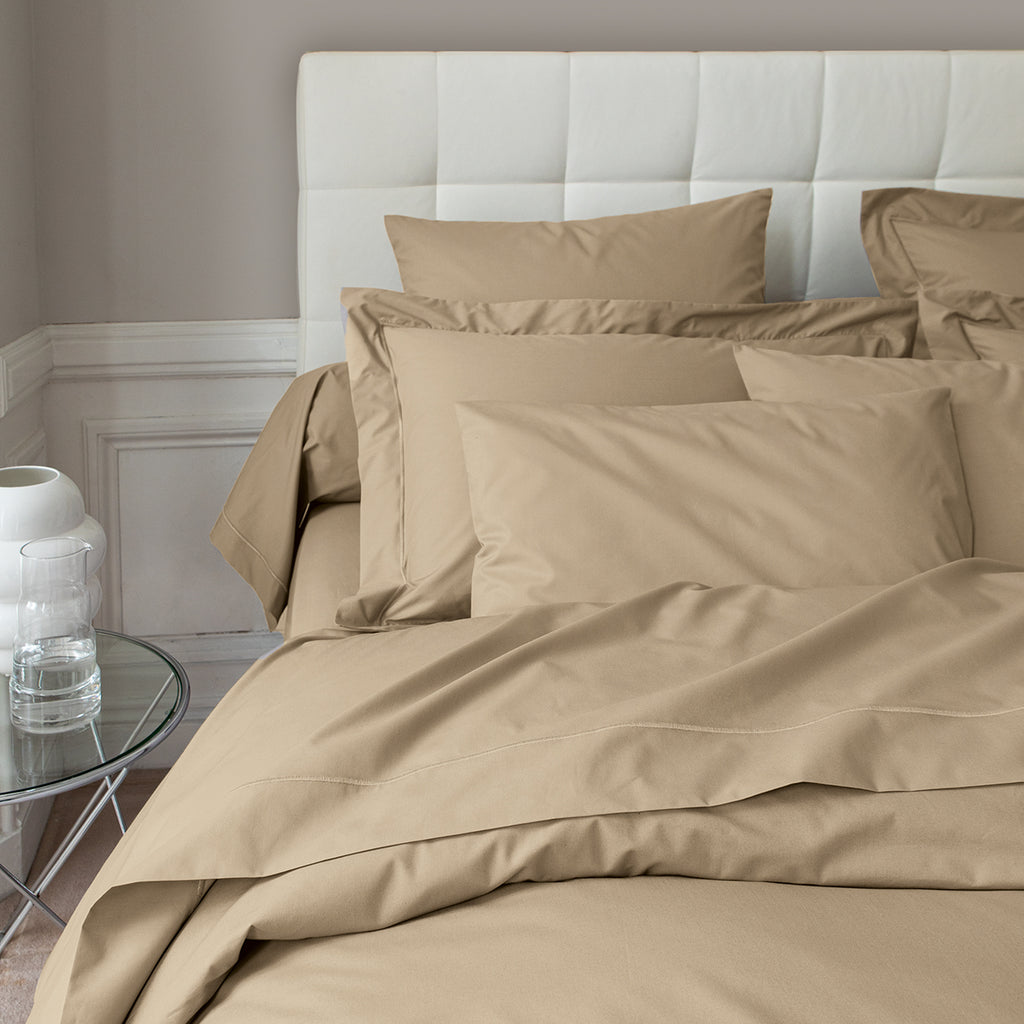 Percale Unie - Taie d'Oreiller - Beige