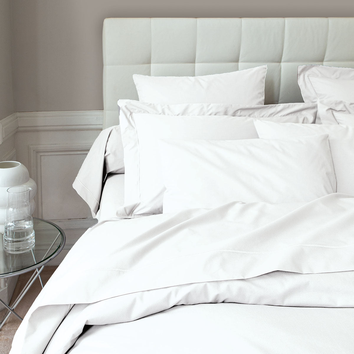 Plain Percale - Pillowcase - White