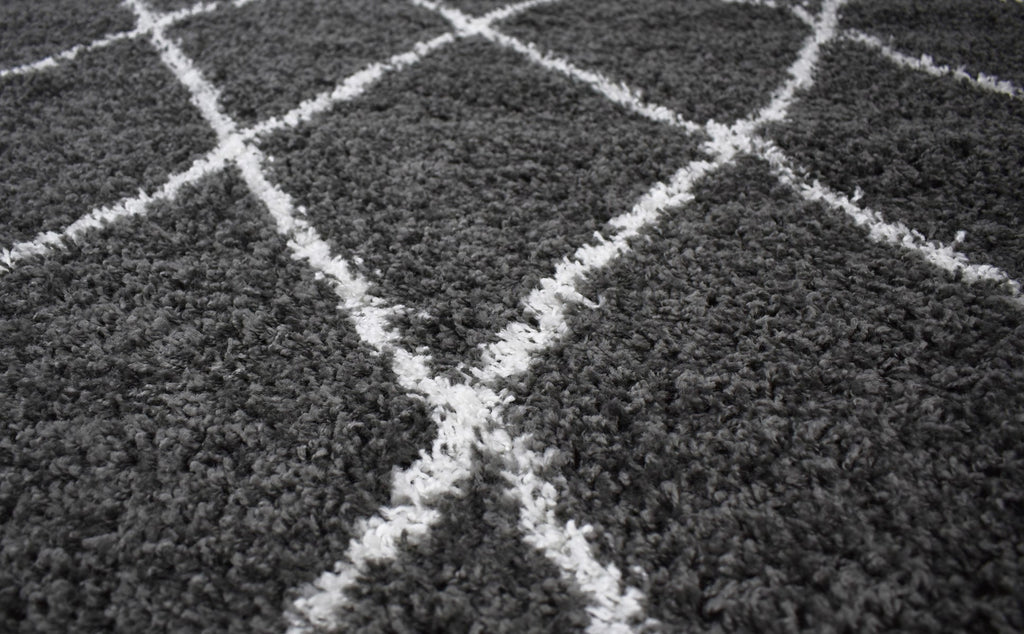 Asma - Tapis D'Intérieur - Polypropylène - Anthracite