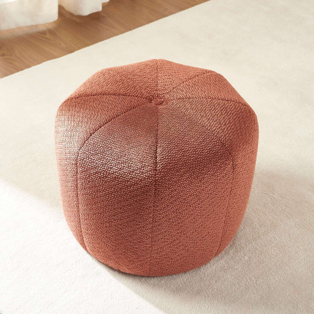 Assa - Pouf - Tessuto - Bordeaux