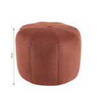 Assa - Pouf - Tessuto - Bordeaux