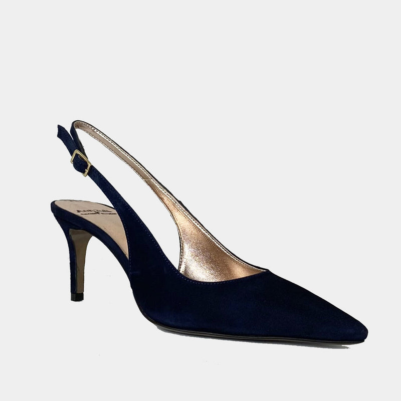 Escarpins Ann Tuil Astella - Velours Marine