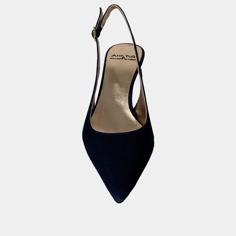 Escarpins Ann Tuil Astella - Velours Marine
