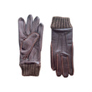 Gants Aston Cuir Doublés Alpaga - Whisky - Homme