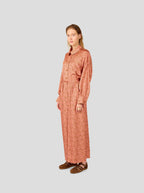 Chemise Astrée In Canyon Clay Messy Dots Print