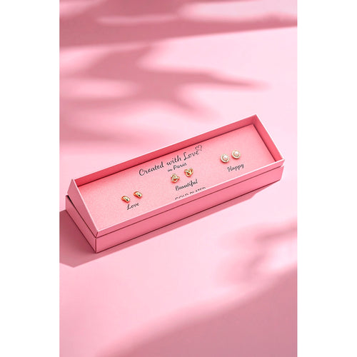 Set Boucles D'Oreilles "Magic" - Doré