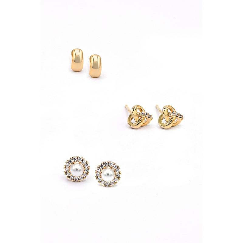 Set Boucles D'Oreilles "Magic" - Doré