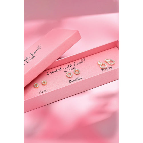 Set Boucles D'Oreilles "Lovely" - Doré