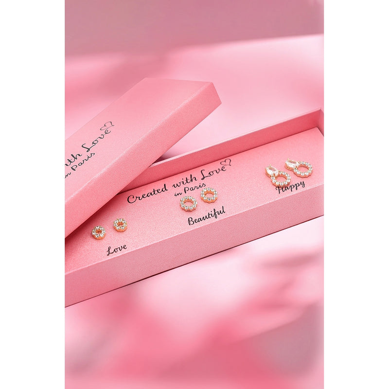 Set Boucles D'Oreilles "Lovely" - Doré