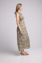 Robe Longue Sans Manche - Khaki