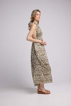 Robe Longue Sans Manche - Khaki