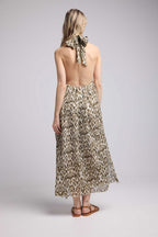 Robe Longue Sans Manche - Khaki