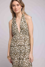 Robe Longue Sans Manche - Khaki
