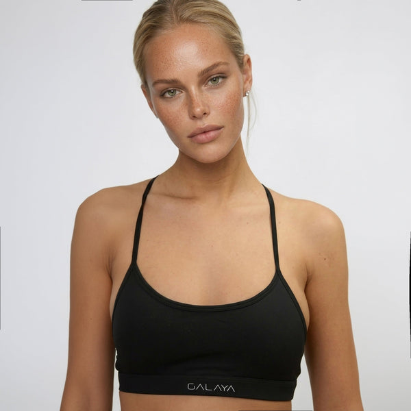 Sports-bh Til Kvinder Zania Cross-Back – Medium Støtte – Yoga & Pilates
