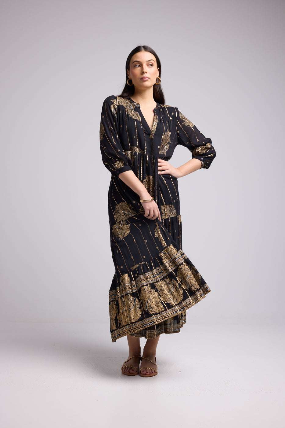 Robe Longue - Atya Long - Noir