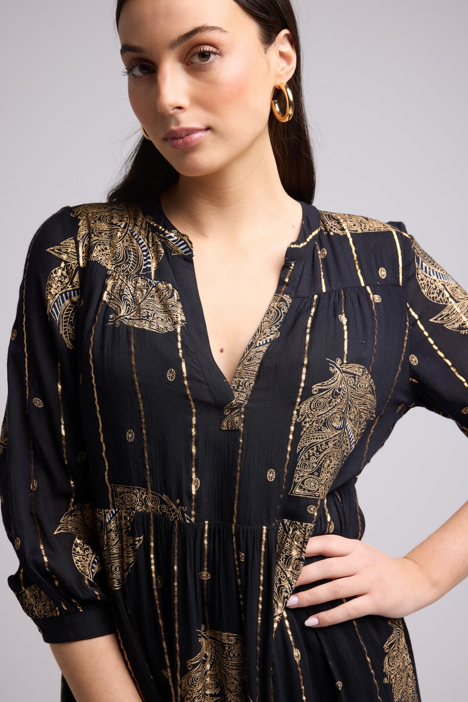Robe Longue - Atya Long - Noir