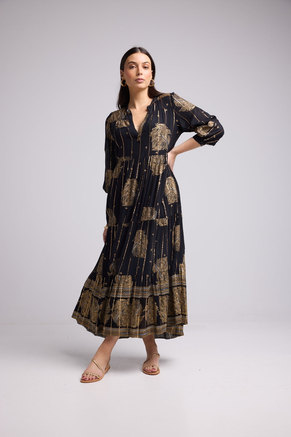 Robe Longue - Atya Long - Noir