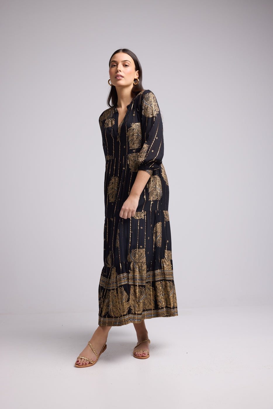 Robe Longue - Atya Long - Noir