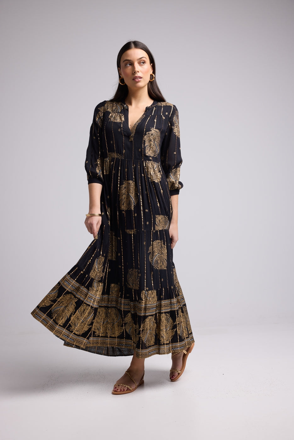 Robe Longue - Atya Long - Noir