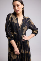 Robe Longue - Atya Long - Noir