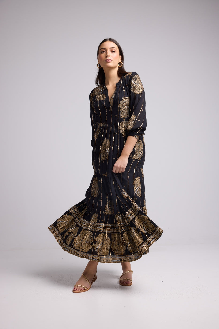Robe Longue - Atya Long - Noir
