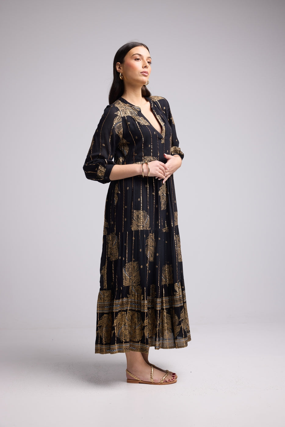 Robe Longue - Atya Long - Noir