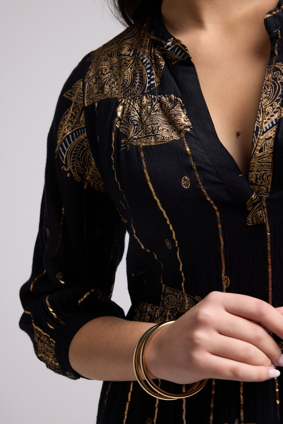Robe Longue - Atya Long - Noir