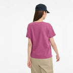 T-shirt a maniche corte da donna - Malva