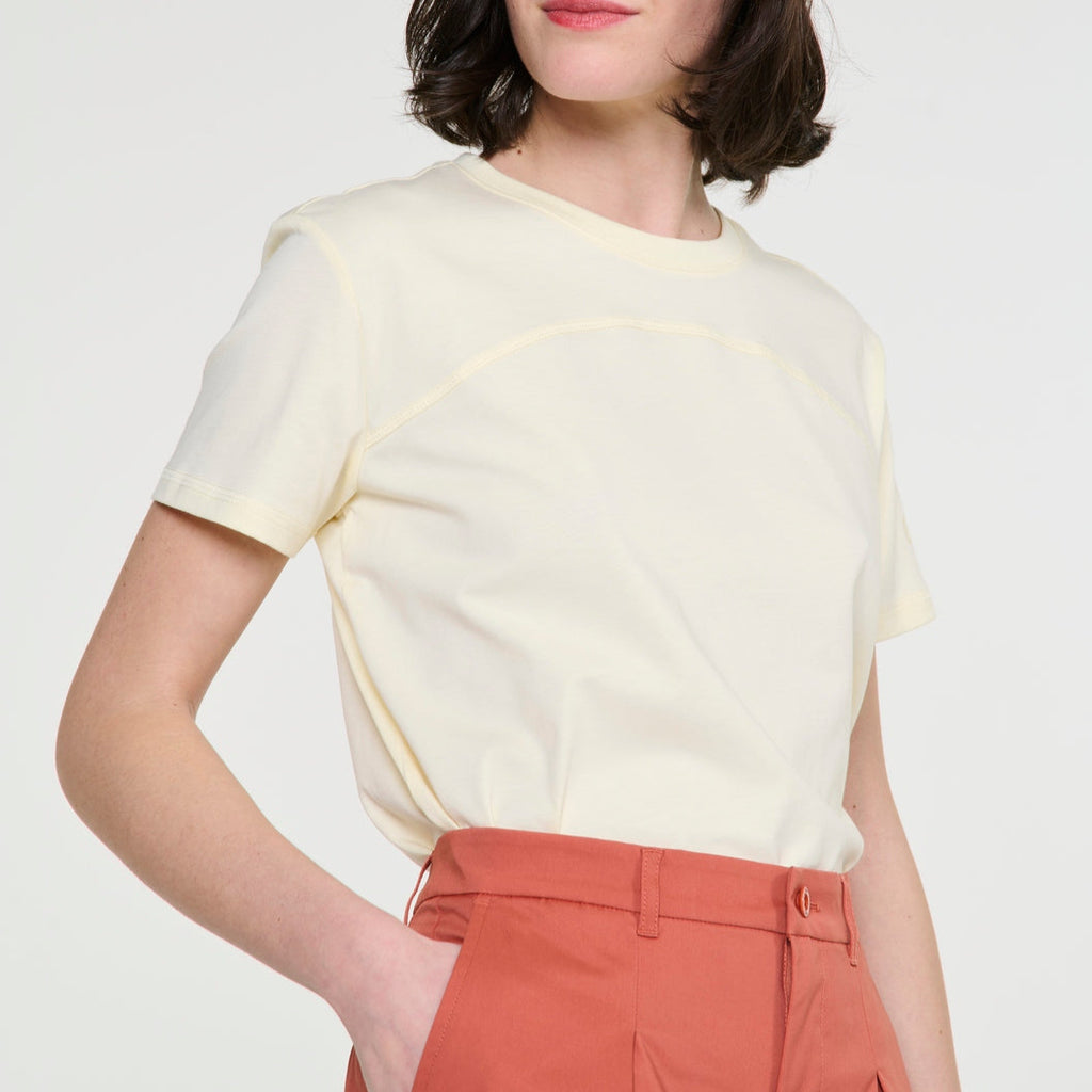 T-Shirt - Vanille - Femme