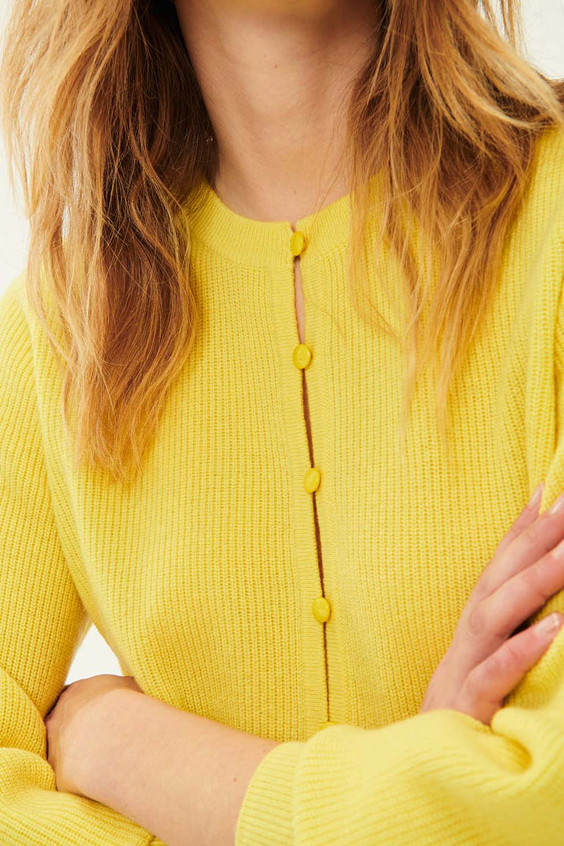 Aubepine cardigan - Mimosa
