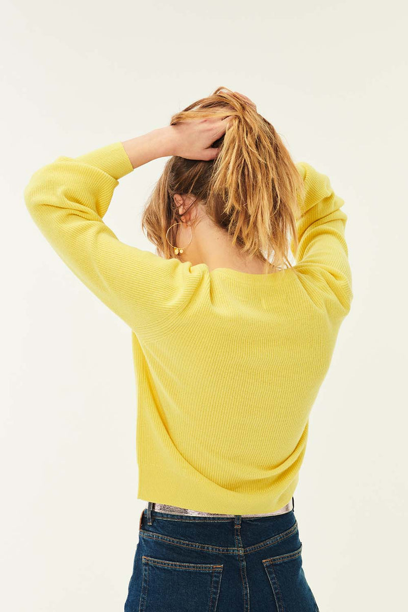 Aubepine cardigan - Mimosa