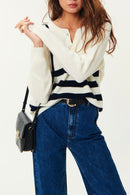 Pull Audrie - Creme/Marine