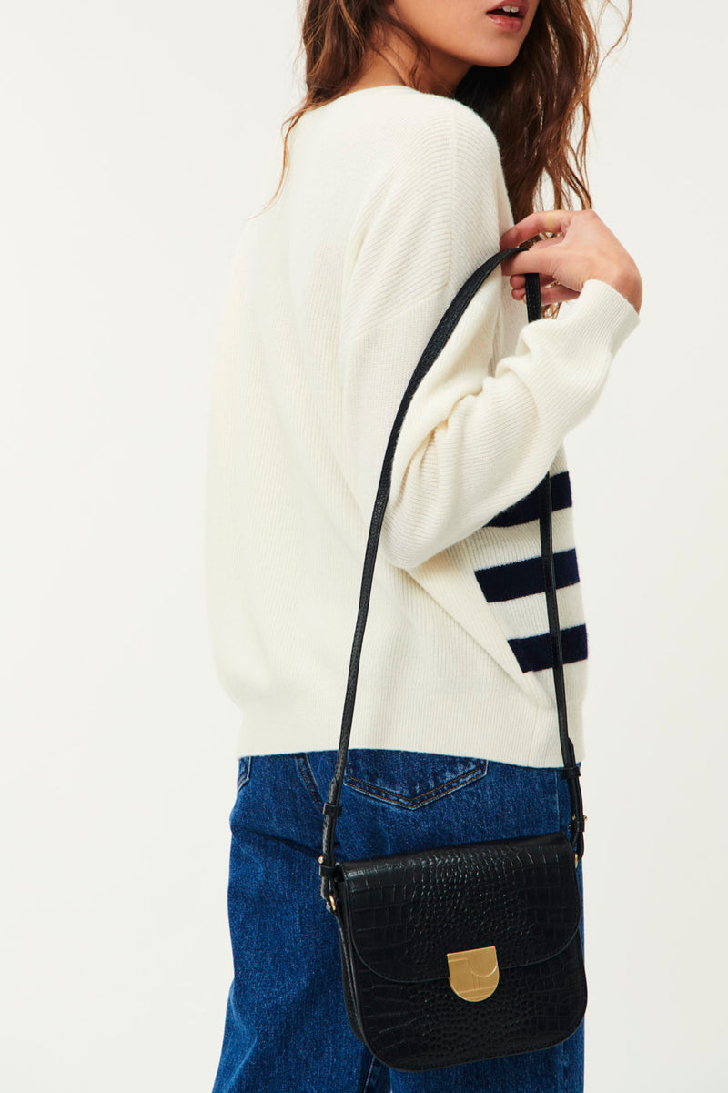 Pull Audrie - Creme/Marine