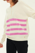 Audrie Jumper - Cream/Turkish Delight