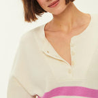 Audrie Jumper - Cream/Turkish Delight