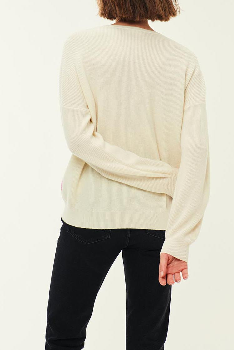 Audrie Jumper - Cream/Turkish Delight