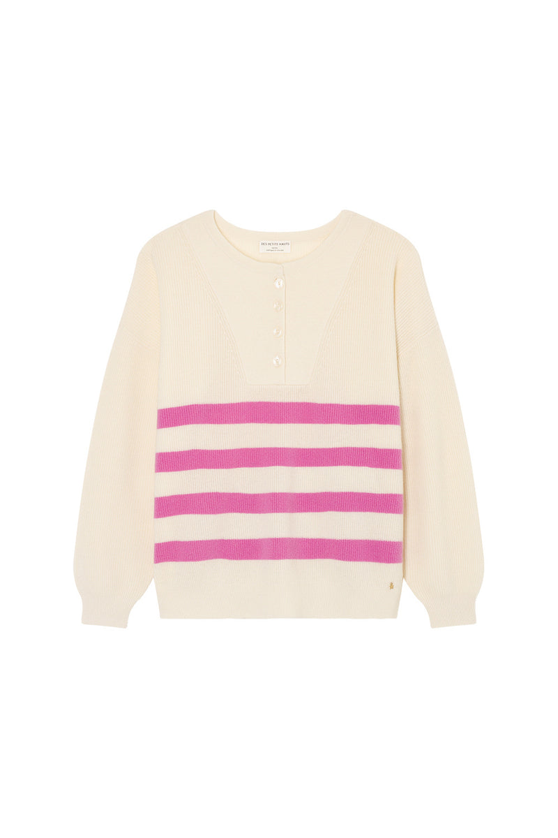 Pull Audrie - Creme/Loukoum