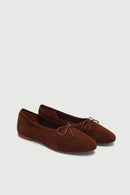 Ballerines Ava - Daim Chocolat
