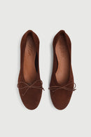 Ballerines Ava - Daim Chocolat