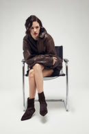 Bottines Paula - Cuir De Veau Bordeaux