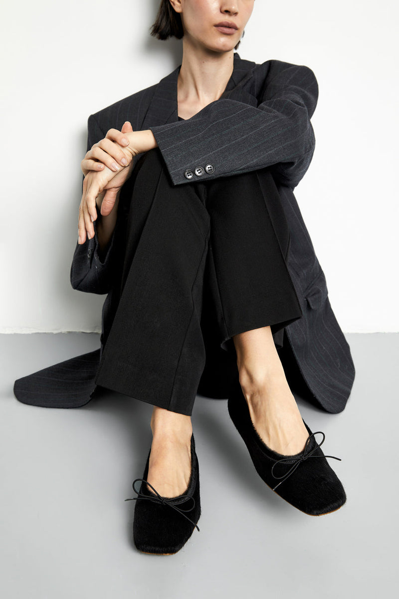 Ballerines Sienna - Cuir De Veau Noir