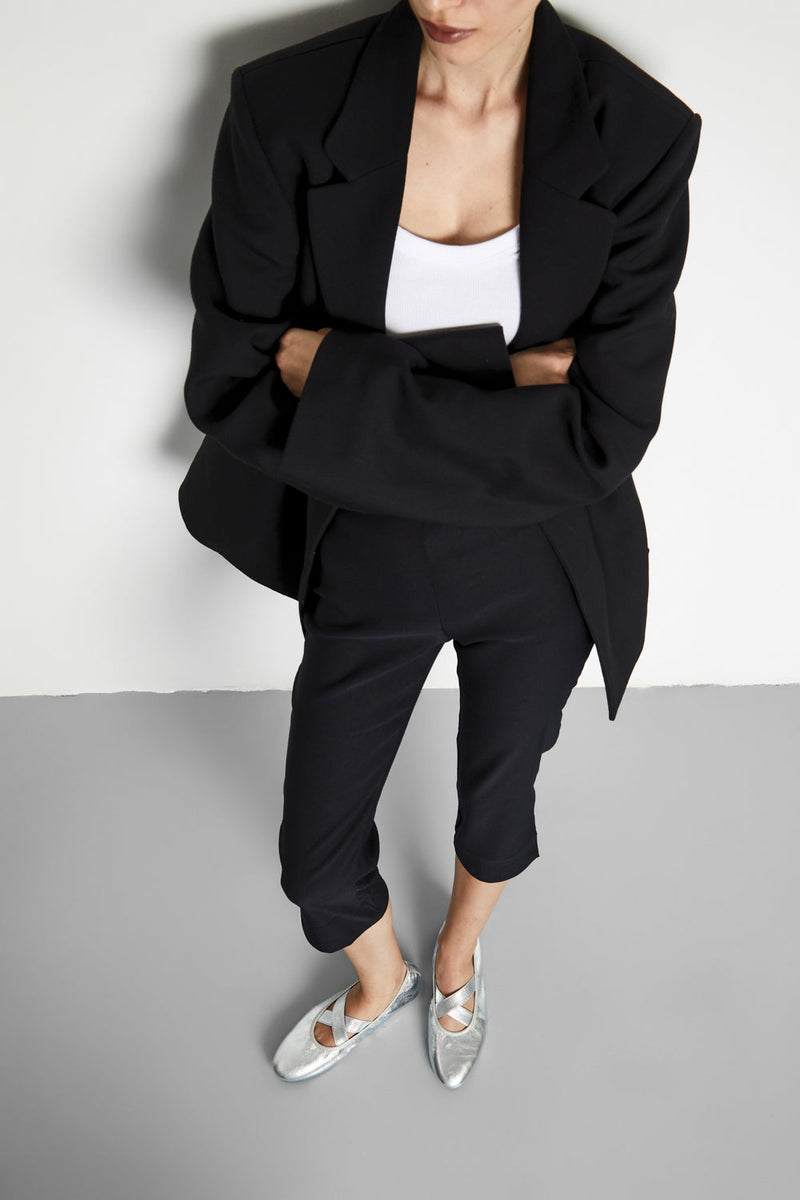 Ballerines Bettina - Cuir Argenté