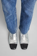 Bottines Laurie - Cuir Argenté