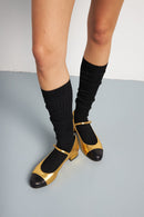 Mary Janes Lola - Cuir Doré