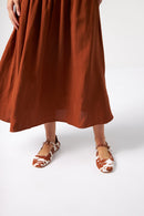 Mary Janes Julieta - Cuir De Veau Imprimé Vache