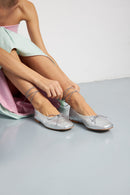 Ballerines Sienna - Cuir Argenté