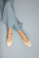 Mary Janes Julieta - Cuir Ivoire