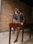 Mary Janes Emilia - Cuir Verni Kaki