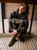 Mary Janes Emilia - Cuir Verni Kaki