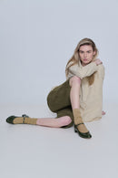 Mary Janes Emilia - Cuir Verni Kaki